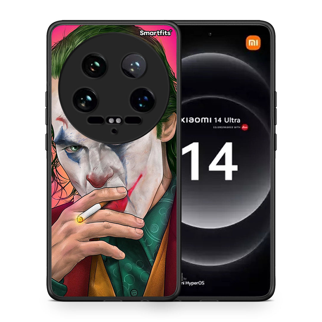 Θήκη Xiaomi 14 Ultra JokesOnU PopArt από τη Smartfits με σχέδιο στο πίσω μέρος και μαύρο περίβλημα | Xiaomi 14 Ultra JokesOnU PopArt case with colorful back and black bezels