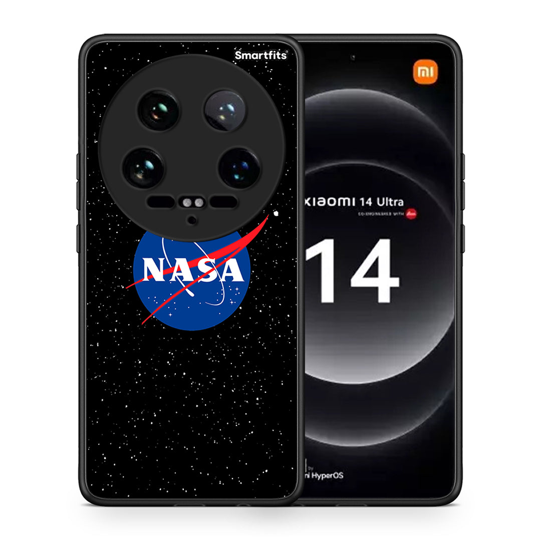 Θήκη Xiaomi 14 Ultra NASA PopArt από τη Smartfits με σχέδιο στο πίσω μέρος και μαύρο περίβλημα | Xiaomi 14 Ultra NASA PopArt case with colorful back and black bezels