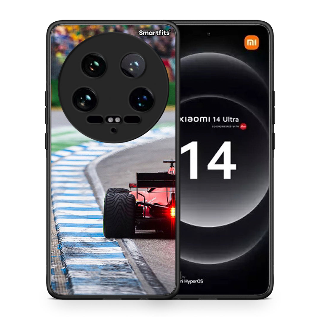 Θήκη Xiaomi 14 Ultra Racing Vibes από τη Smartfits με σχέδιο στο πίσω μέρος και μαύρο περίβλημα | Xiaomi 14 Ultra Racing Vibes case with colorful back and black bezels