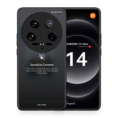 Θήκη Xiaomi 14 Ultra Sensitive Content από τη Smartfits με σχέδιο στο πίσω μέρος και μαύρο περίβλημα | Xiaomi 14 Ultra Sensitive Content case with colorful back and black bezels