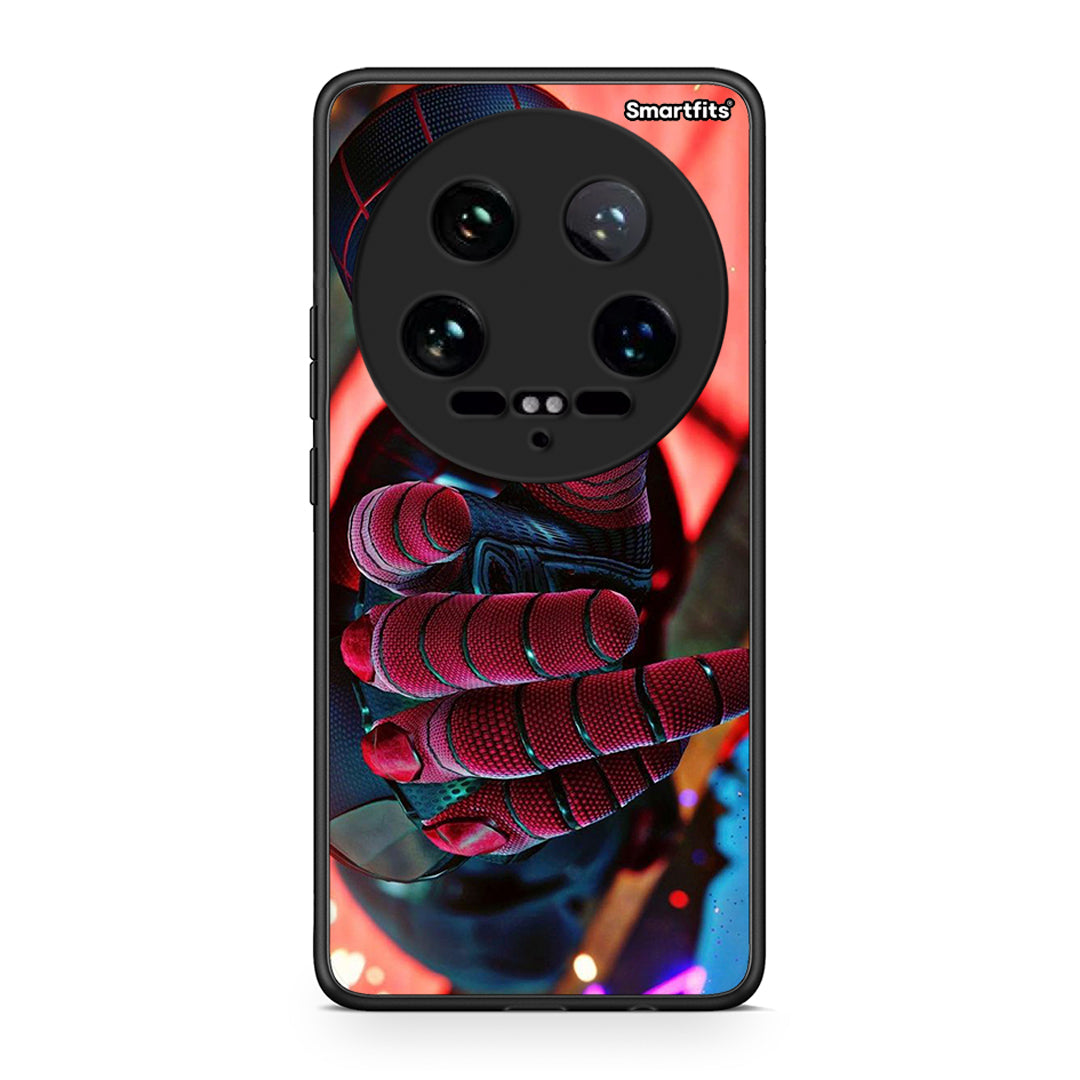 Xiaomi 14 Ultra Spider Hand Θήκη από τη Smartfits με σχέδιο στο πίσω μέρος και μαύρο περίβλημα | Smartphone case with colorful back and black bezels by Smartfits