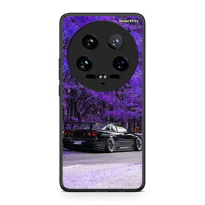 Xiaomi 14 Ultra Super Car Θήκη Αγίου Βαλεντίνου από τη Smartfits με σχέδιο στο πίσω μέρος και μαύρο περίβλημα | Smartphone case with colorful back and black bezels by Smartfits
