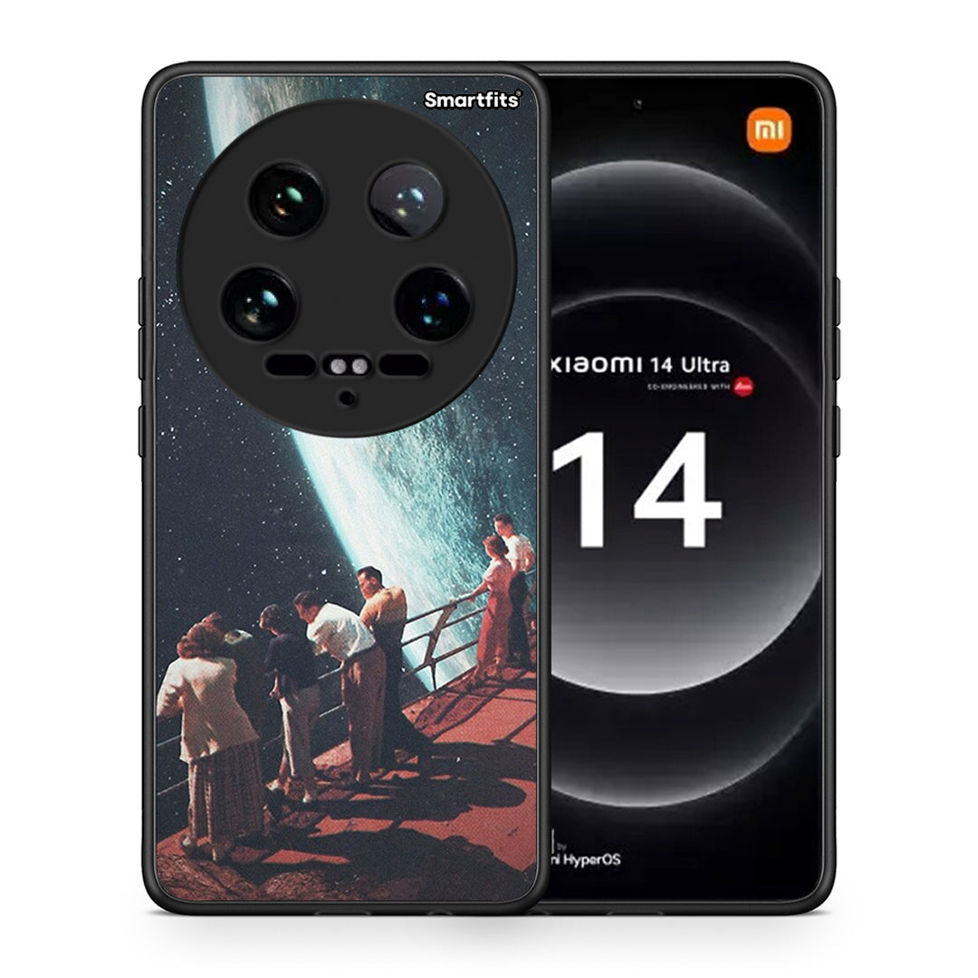 Θήκη Xiaomi 14 Ultra Surreal View από τη Smartfits με σχέδιο στο πίσω μέρος και μαύρο περίβλημα | Xiaomi 14 Ultra Surreal View case with colorful back and black bezels