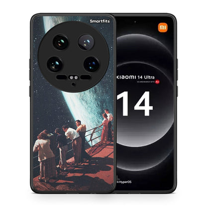 Θήκη Xiaomi 14 Ultra Surreal View από τη Smartfits με σχέδιο στο πίσω μέρος και μαύρο περίβλημα | Xiaomi 14 Ultra Surreal View case with colorful back and black bezels