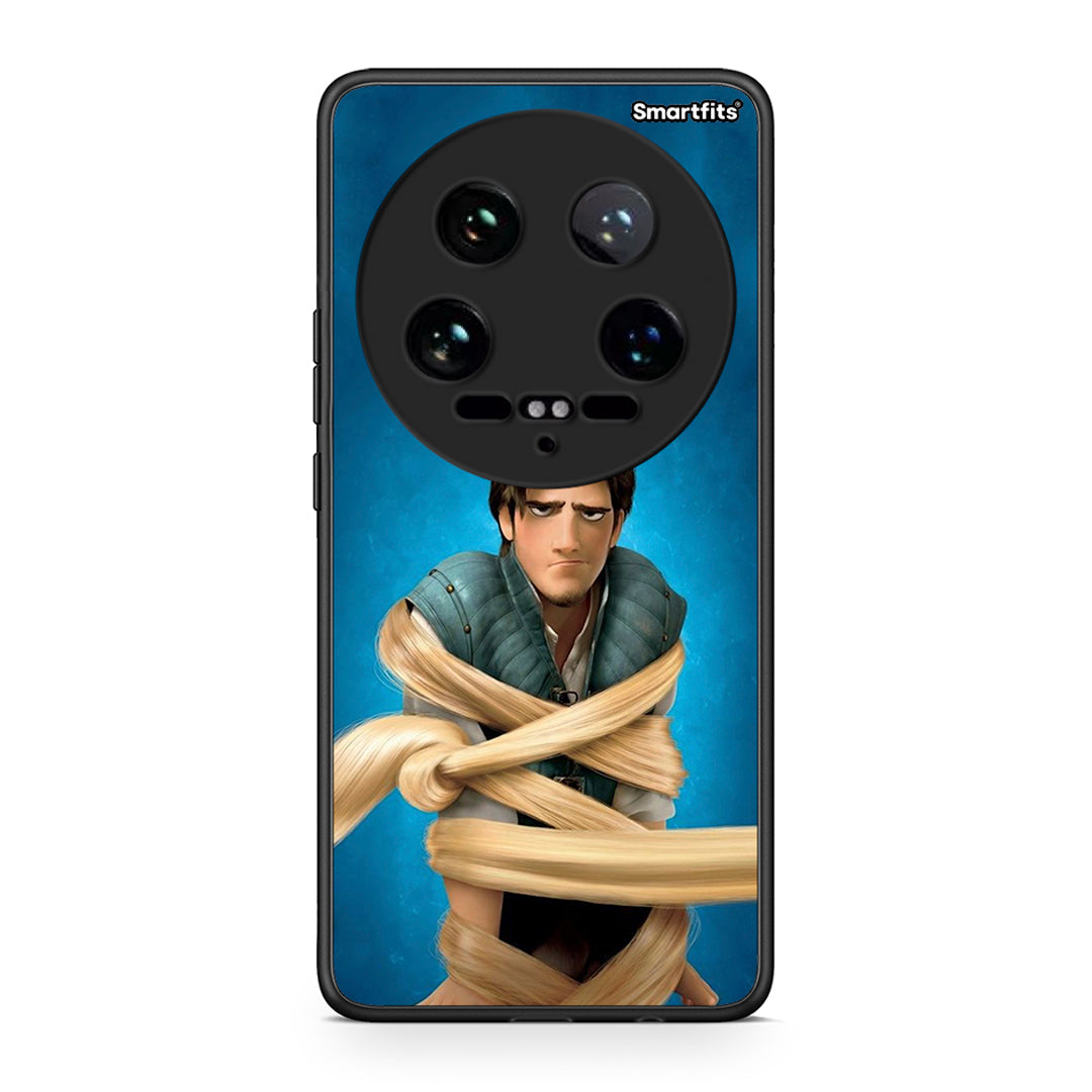 Xiaomi 14 Ultra Tangled 1 Θήκη Αγίου Βαλεντίνου από τη Smartfits με σχέδιο στο πίσω μέρος και μαύρο περίβλημα | Smartphone case with colorful back and black bezels by Smartfits