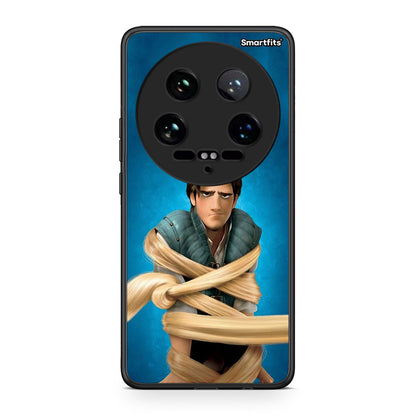 Xiaomi 14 Ultra Tangled 1 Θήκη Αγίου Βαλεντίνου από τη Smartfits με σχέδιο στο πίσω μέρος και μαύρο περίβλημα | Smartphone case with colorful back and black bezels by Smartfits