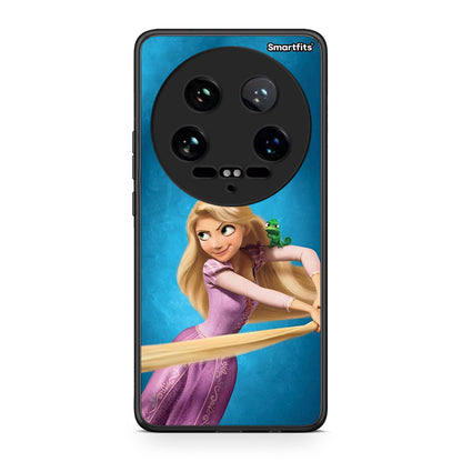 Xiaomi 14 Ultra Tangled 2 Θήκη Αγίου Βαλεντίνου από τη Smartfits με σχέδιο στο πίσω μέρος και μαύρο περίβλημα | Smartphone case with colorful back and black bezels by Smartfits