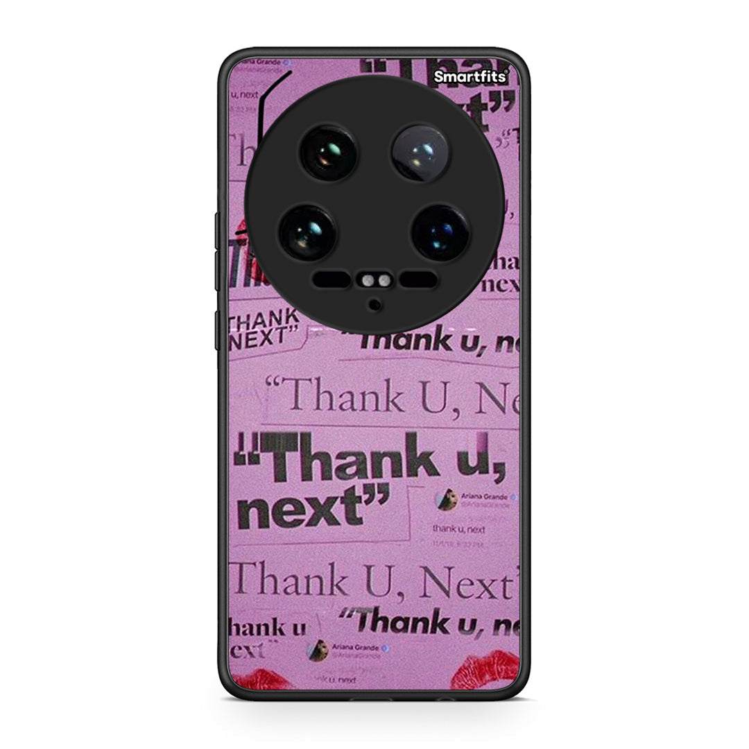 Xiaomi 14 Ultra Thank You Next Θήκη Αγίου Βαλεντίνου από τη Smartfits με σχέδιο στο πίσω μέρος και μαύρο περίβλημα | Smartphone case with colorful back and black bezels by Smartfits