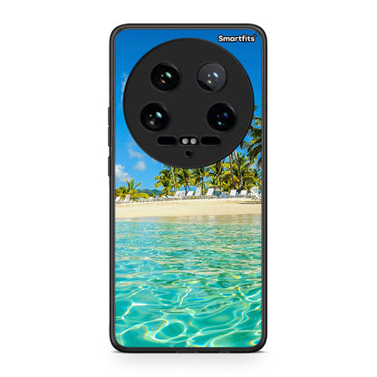 Xiaomi 14 Ultra Tropical Vibes Θήκη από τη Smartfits με σχέδιο στο πίσω μέρος και μαύρο περίβλημα | Smartphone case with colorful back and black bezels by Smartfits