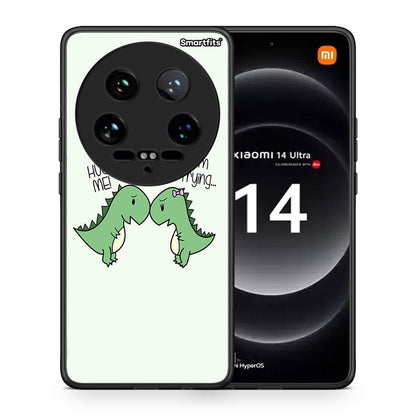 Θήκη Xiaomi 14 Ultra Rex Valentine από τη Smartfits με σχέδιο στο πίσω μέρος και μαύρο περίβλημα | Xiaomi 14 Ultra Rex Valentine case with colorful back and black bezels