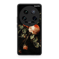 Thumbnail for Xiaomi 14 Ultra Vintage Roses θήκη από τη Smartfits με σχέδιο στο πίσω μέρος και μαύρο περίβλημα | Smartphone case with colorful back and black bezels by Smartfits