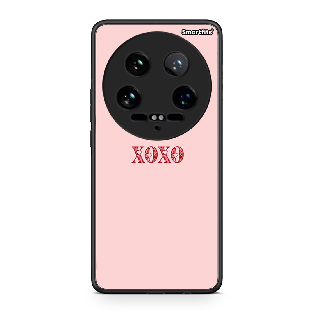 Xiaomi 14 Ultra XOXO Love θήκη από τη Smartfits με σχέδιο στο πίσω μέρος και μαύρο περίβλημα | Smartphone case with colorful back and black bezels by Smartfits