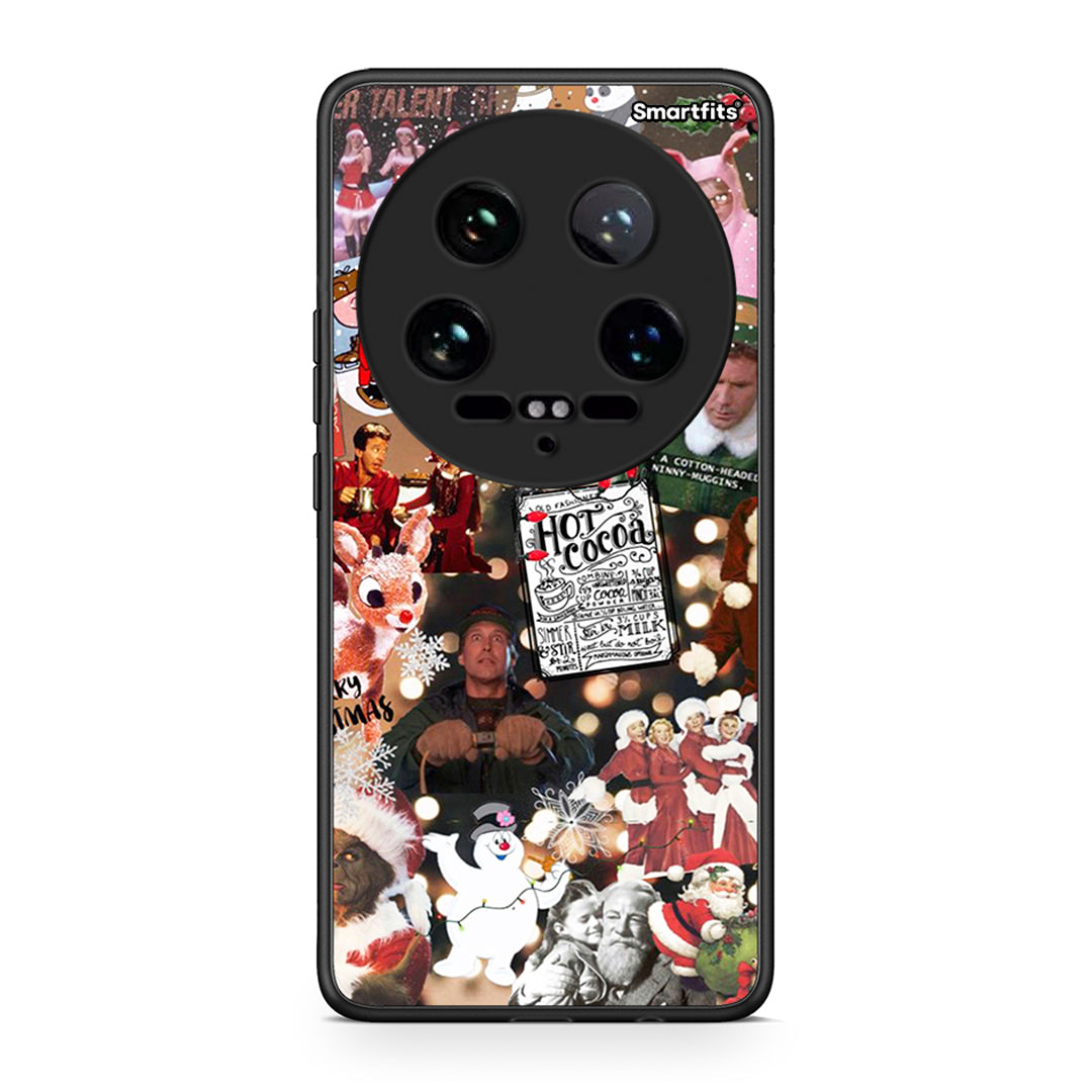 Xiaomi 14 Ultra Xmas Movies θήκη από τη Smartfits με σχέδιο στο πίσω μέρος και μαύρο περίβλημα | Smartphone case with colorful back and black bezels by Smartfits