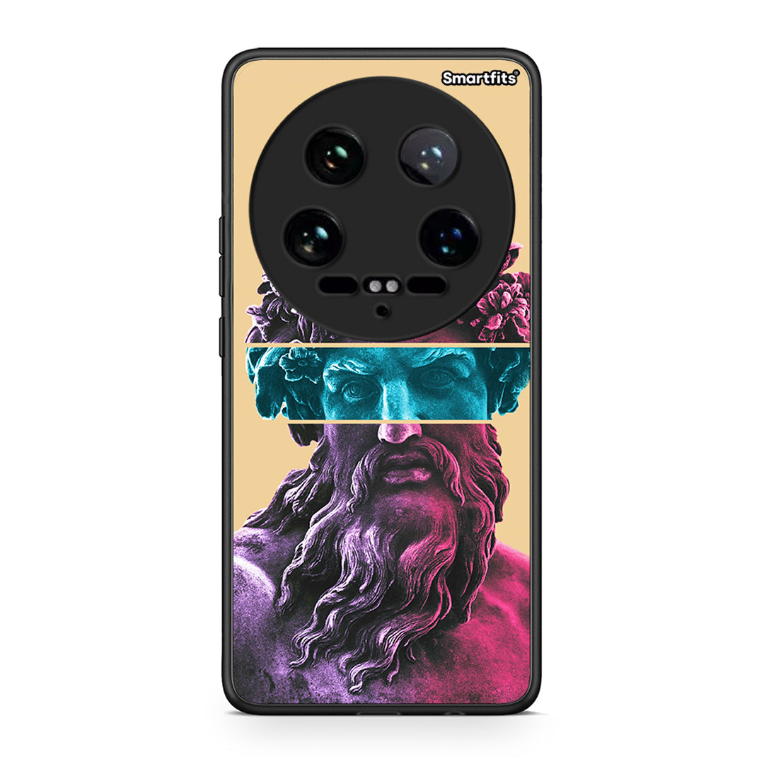 Xiaomi 14 Ultra Zeus Art Θήκη Αγίου Βαλεντίνου από τη Smartfits με σχέδιο στο πίσω μέρος και μαύρο περίβλημα | Smartphone case with colorful back and black bezels by Smartfits