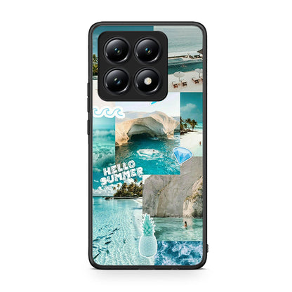 Xiaomi 14T Aesthetic Summer Θήκη από τη Smartfits με σχέδιο στο πίσω μέρος και μαύρο περίβλημα | Smartphone case with colorful back and black bezels by Smartfits