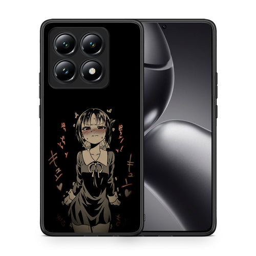 Θήκη Xiaomi 14T Anime Girl από τη Smartfits με σχέδιο στο πίσω μέρος και μαύρο περίβλημα | Xiaomi 14T Anime Girl case with colorful back and black bezels