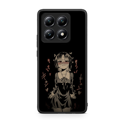 Xiaomi 14T Anime Girl θήκη από τη Smartfits με σχέδιο στο πίσω μέρος και μαύρο περίβλημα | Smartphone case with colorful back and black bezels by Smartfits
