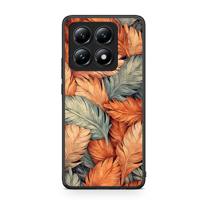 Xiaomi 14T Autumn Leaves Θήκη από τη Smartfits με σχέδιο στο πίσω μέρος και μαύρο περίβλημα | Smartphone case with colorful back and black bezels by Smartfits