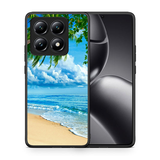 Θήκη Xiaomi 14T Beautiful Beach από τη Smartfits με σχέδιο στο πίσω μέρος και μαύρο περίβλημα | Xiaomi 14T Beautiful Beach case with colorful back and black bezels