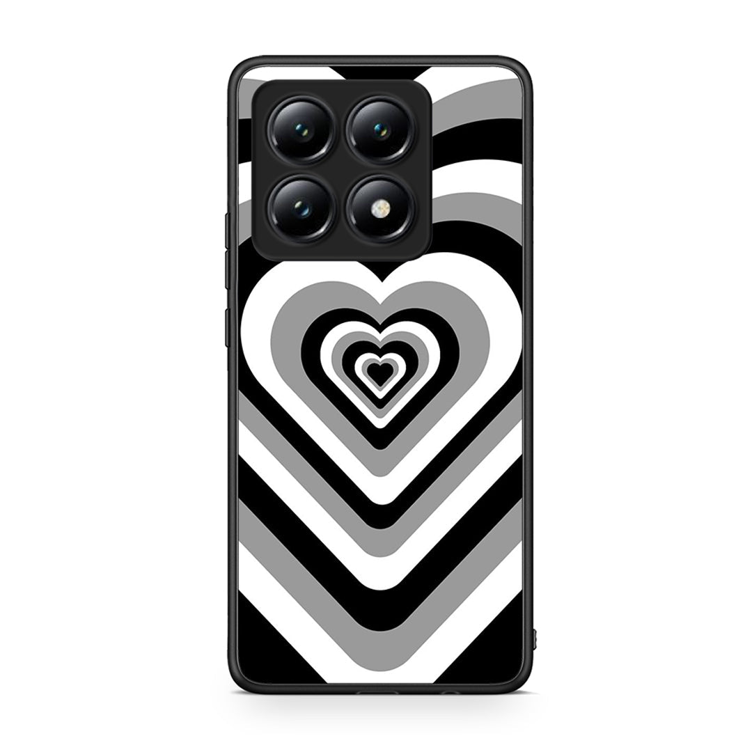 Xiaomi 14T Black Hearts θήκη από τη Smartfits με σχέδιο στο πίσω μέρος και μαύρο περίβλημα | Smartphone case with colorful back and black bezels by Smartfits