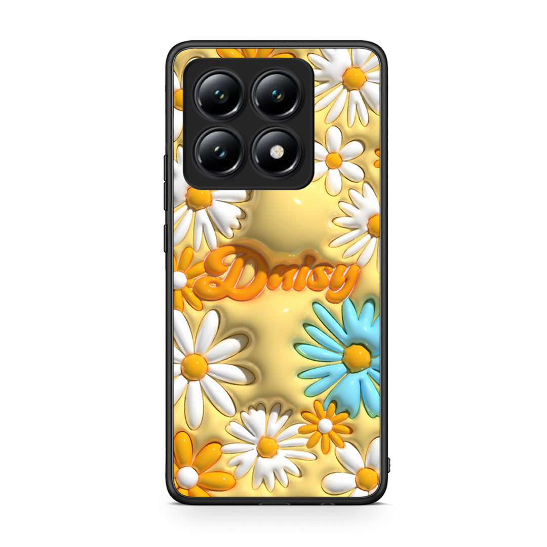 Xiaomi 14T Bubble Daisies θήκη από τη Smartfits με σχέδιο στο πίσω μέρος και μαύρο περίβλημα | Smartphone case with colorful back and black bezels by Smartfits