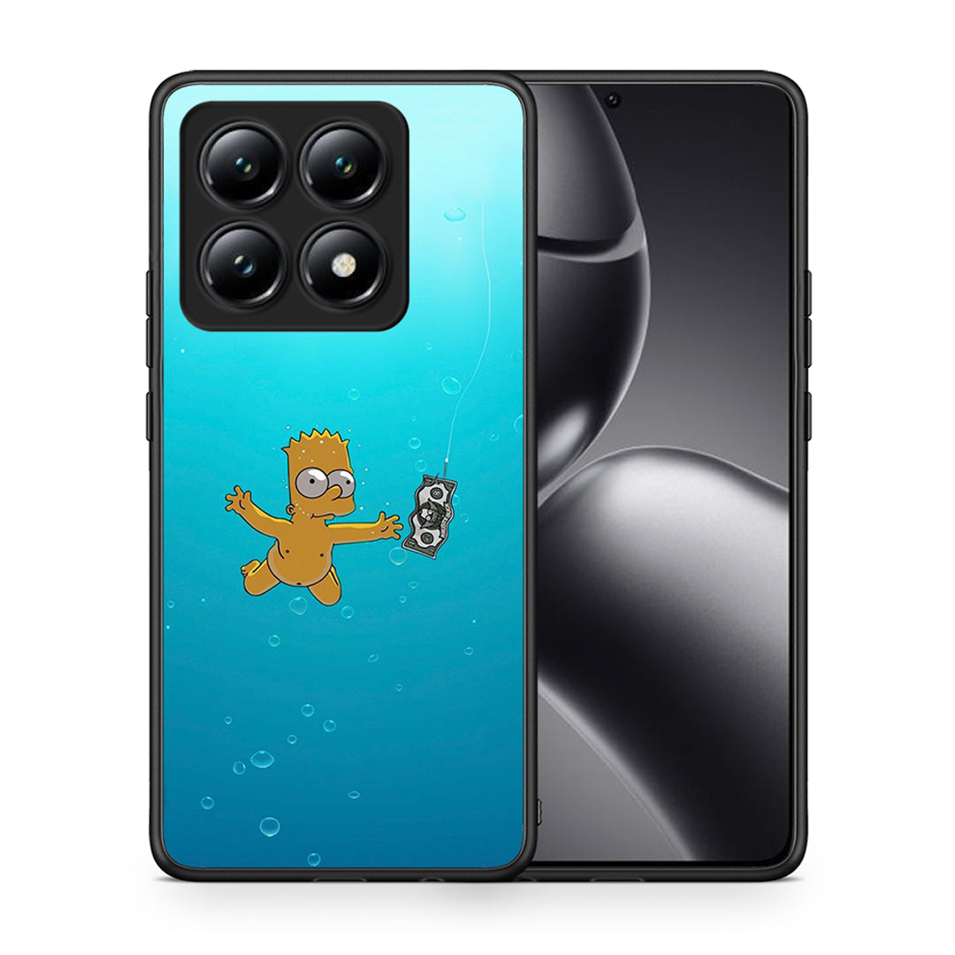 Θήκη Xiaomi 14T Chasing Money από τη Smartfits με σχέδιο στο πίσω μέρος και μαύρο περίβλημα | Xiaomi 14T Chasing Money case with colorful back and black bezels