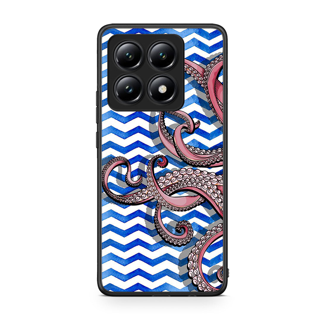 Xiaomi 14T Chevron Devilfish θήκη από τη Smartfits με σχέδιο στο πίσω μέρος και μαύρο περίβλημα | Smartphone case with colorful back and black bezels by Smartfits