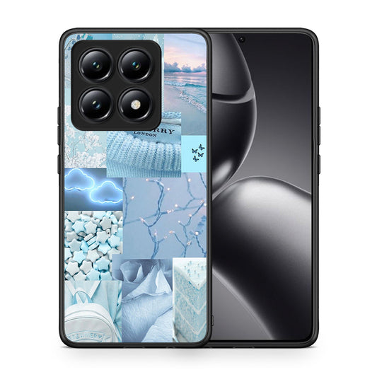 Θήκη Xiaomi 14T Ciel Aesthetic Collage από τη Smartfits με σχέδιο στο πίσω μέρος και μαύρο περίβλημα | Xiaomi 14T Ciel Aesthetic Collage case with colorful back and black bezels