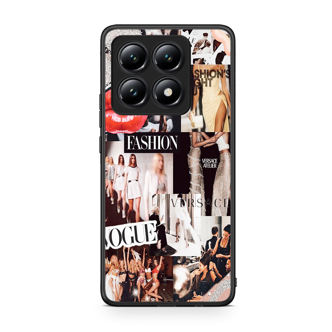 Xiaomi 14T Collage Fashion Θήκη Αγίου Βαλεντίνου από τη Smartfits με σχέδιο στο πίσω μέρος και μαύρο περίβλημα | Smartphone case with colorful back and black bezels by Smartfits