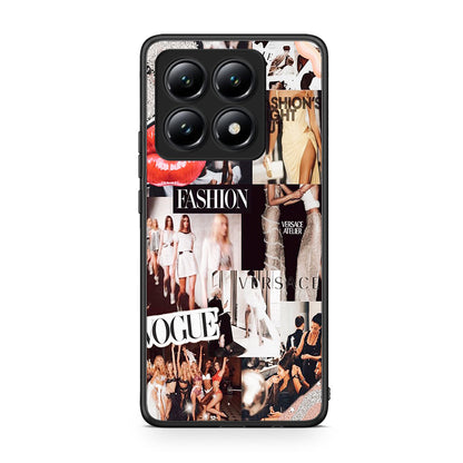 Xiaomi 14T Collage Fashion Θήκη Αγίου Βαλεντίνου από τη Smartfits με σχέδιο στο πίσω μέρος και μαύρο περίβλημα | Smartphone case with colorful back and black bezels by Smartfits