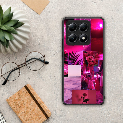 Collage Red Roses - Xiaomi 14T θήκη