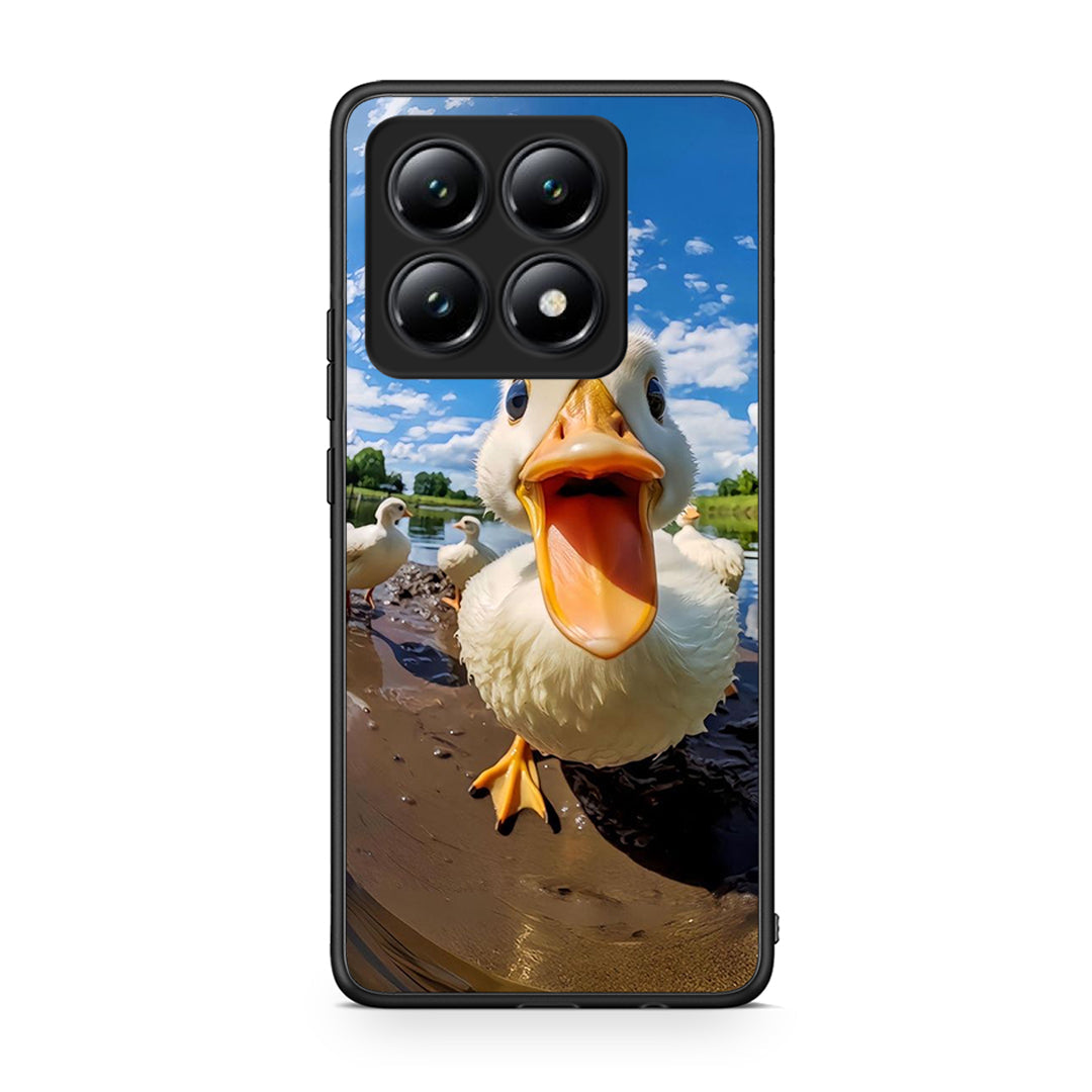 Xiaomi 14T Duck Face θήκη από τη Smartfits με σχέδιο στο πίσω μέρος και μαύρο περίβλημα | Smartphone case with colorful back and black bezels by Smartfits