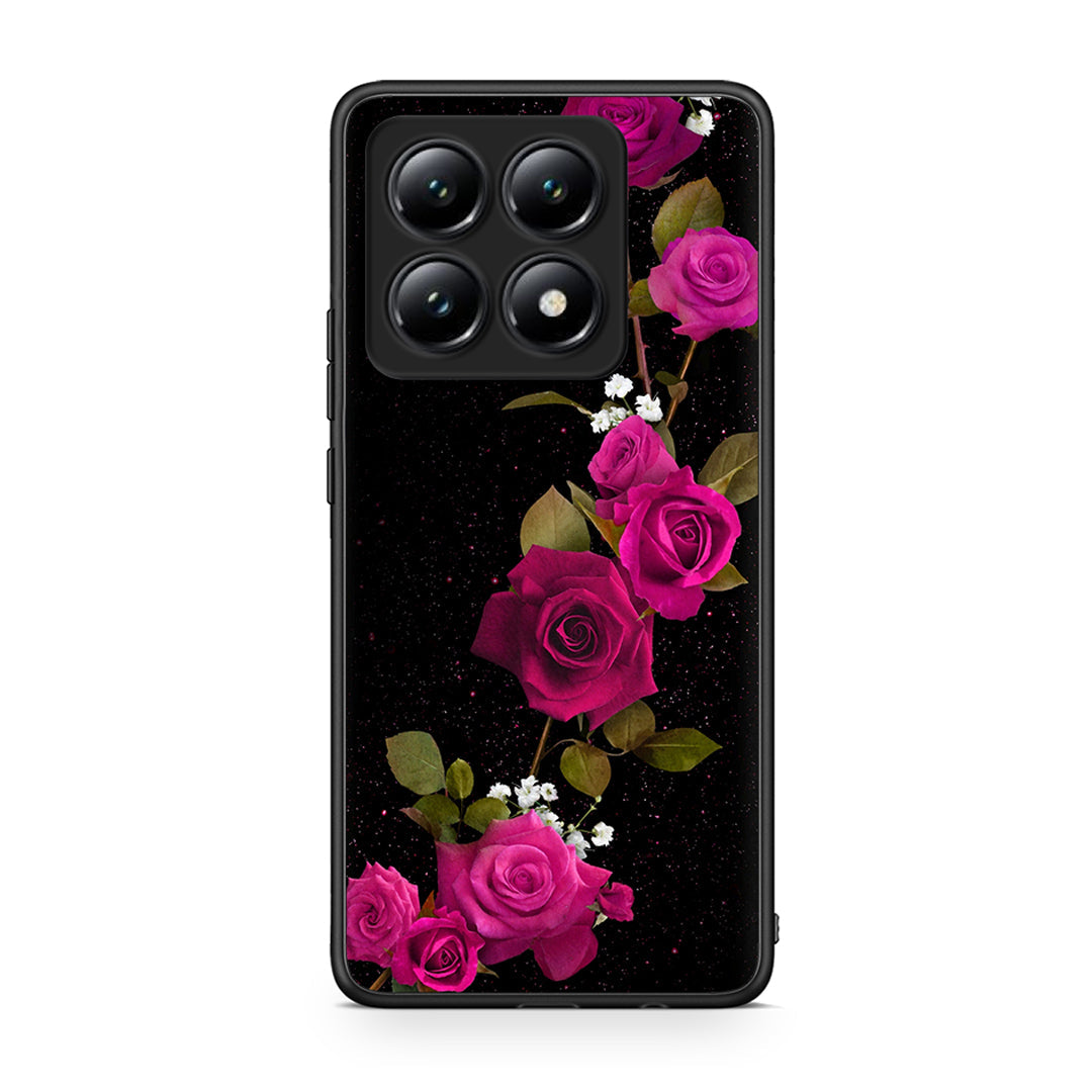 4 - Xiaomi 14T Red Roses Flower case, cover, bumper