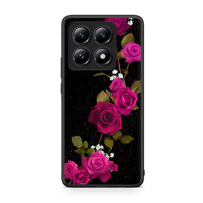 4 - Xiaomi 14T Red Roses Flower case, cover, bumper