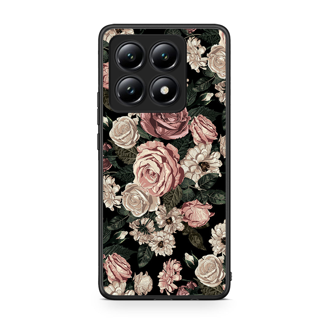 4 - Xiaomi 14T Wild Roses Flower case, cover, bumper