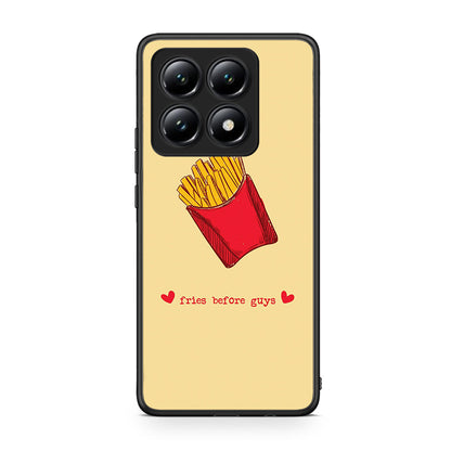 Xiaomi 14T Fries Before Guys Θήκη Αγίου Βαλεντίνου από τη Smartfits με σχέδιο στο πίσω μέρος και μαύρο περίβλημα | Smartphone case with colorful back and black bezels by Smartfits