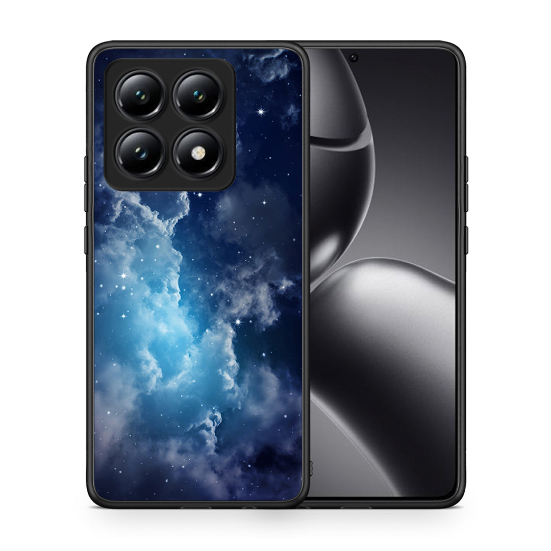 Θήκη Xiaomi 14T Blue Sky Galaxy από τη Smartfits με σχέδιο στο πίσω μέρος και μαύρο περίβλημα | Xiaomi 14T Blue Sky Galaxy case with colorful back and black bezels