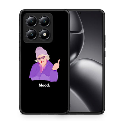 Θήκη Xiaomi 14T Grandma Mood Black από τη Smartfits με σχέδιο στο πίσω μέρος και μαύρο περίβλημα | Xiaomi 14T Grandma Mood Black case with colorful back and black bezels