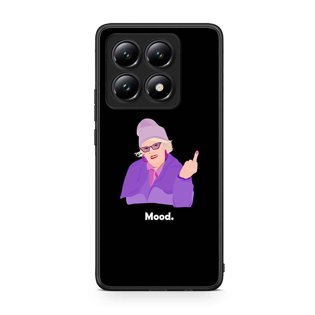 Xiaomi 14T Grandma Mood Black θήκη από τη Smartfits με σχέδιο στο πίσω μέρος και μαύρο περίβλημα | Smartphone case with colorful back and black bezels by Smartfits