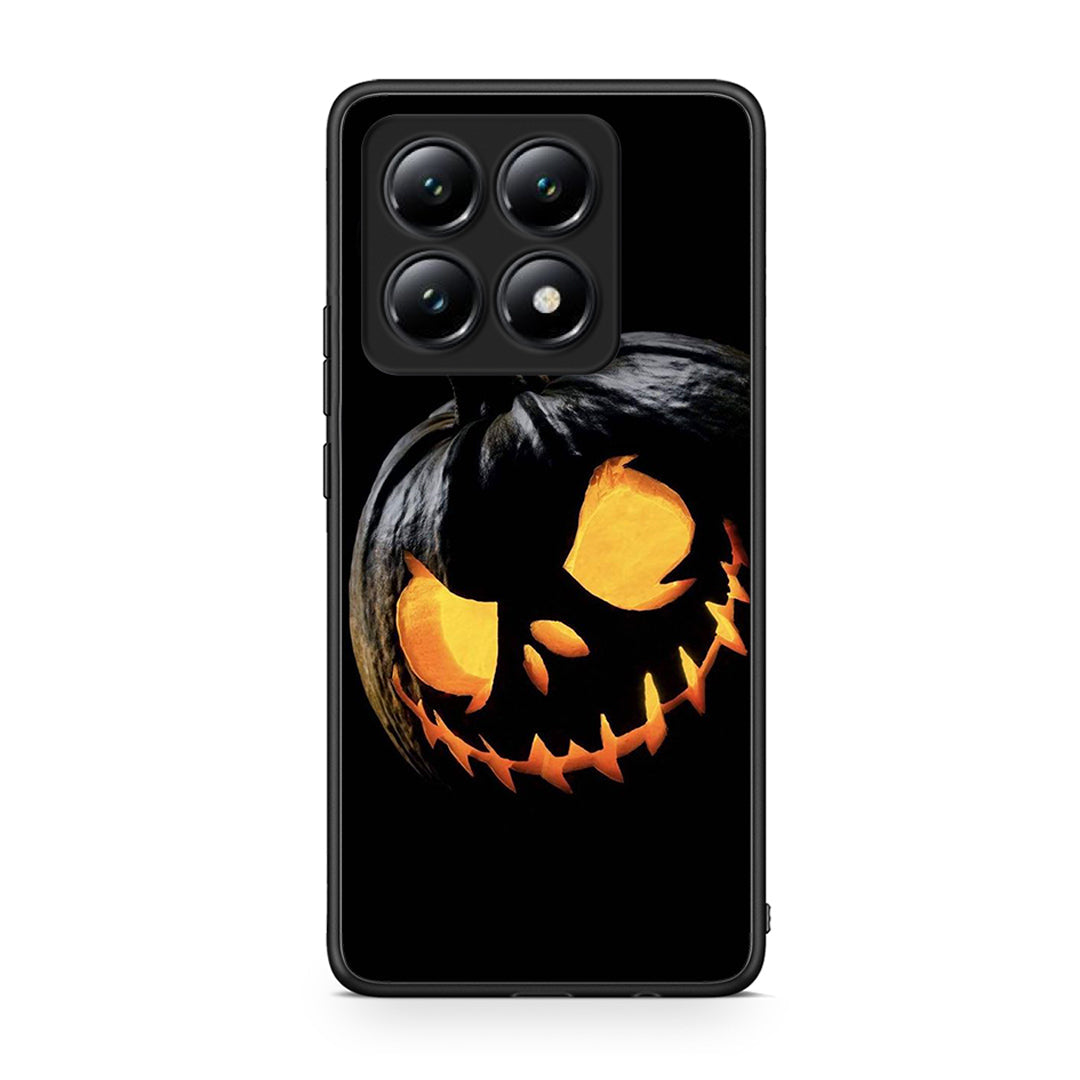 Xiaomi 14T Halloween Scary Pumpkin Θήκη από τη Smartfits με σχέδιο στο πίσω μέρος και μαύρο περίβλημα | Smartphone case with colorful back and black bezels by Smartfits