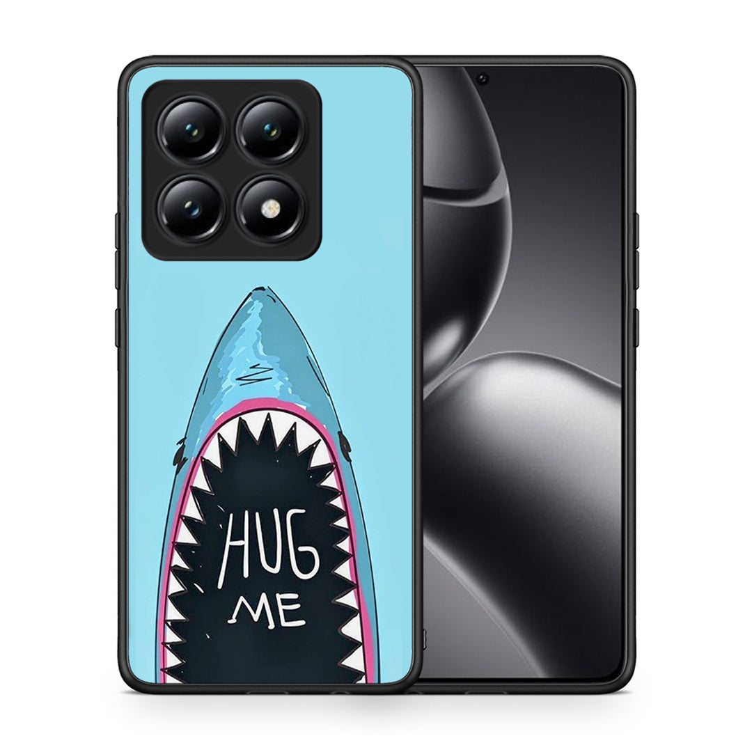 Θήκη Xiaomi 14T Hug Me από τη Smartfits με σχέδιο στο πίσω μέρος και μαύρο περίβλημα | Xiaomi 14T Hug Me case with colorful back and black bezels