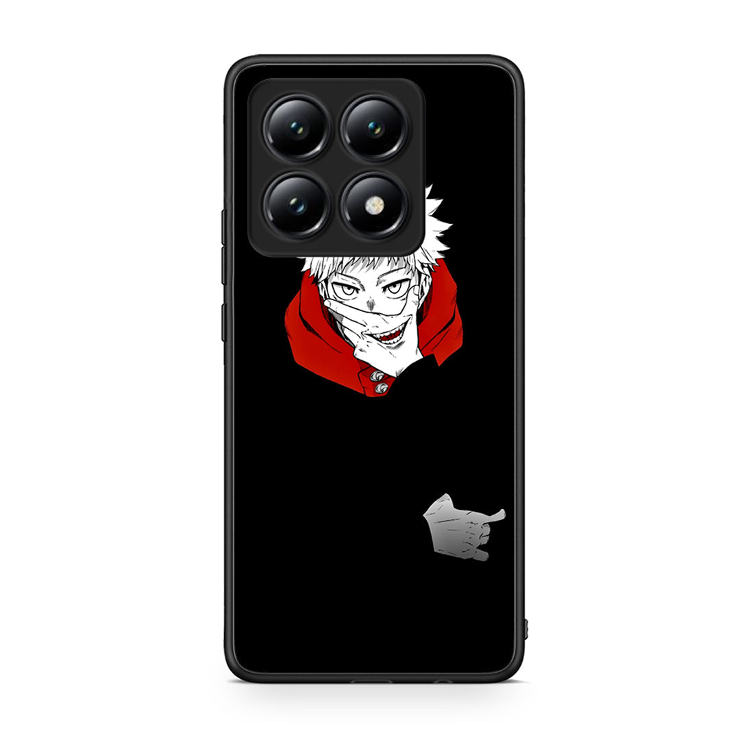 Xiaomi 14T Itadori Anime θήκη από τη Smartfits με σχέδιο στο πίσω μέρος και μαύρο περίβλημα | Smartphone case with colorful back and black bezels by Smartfits