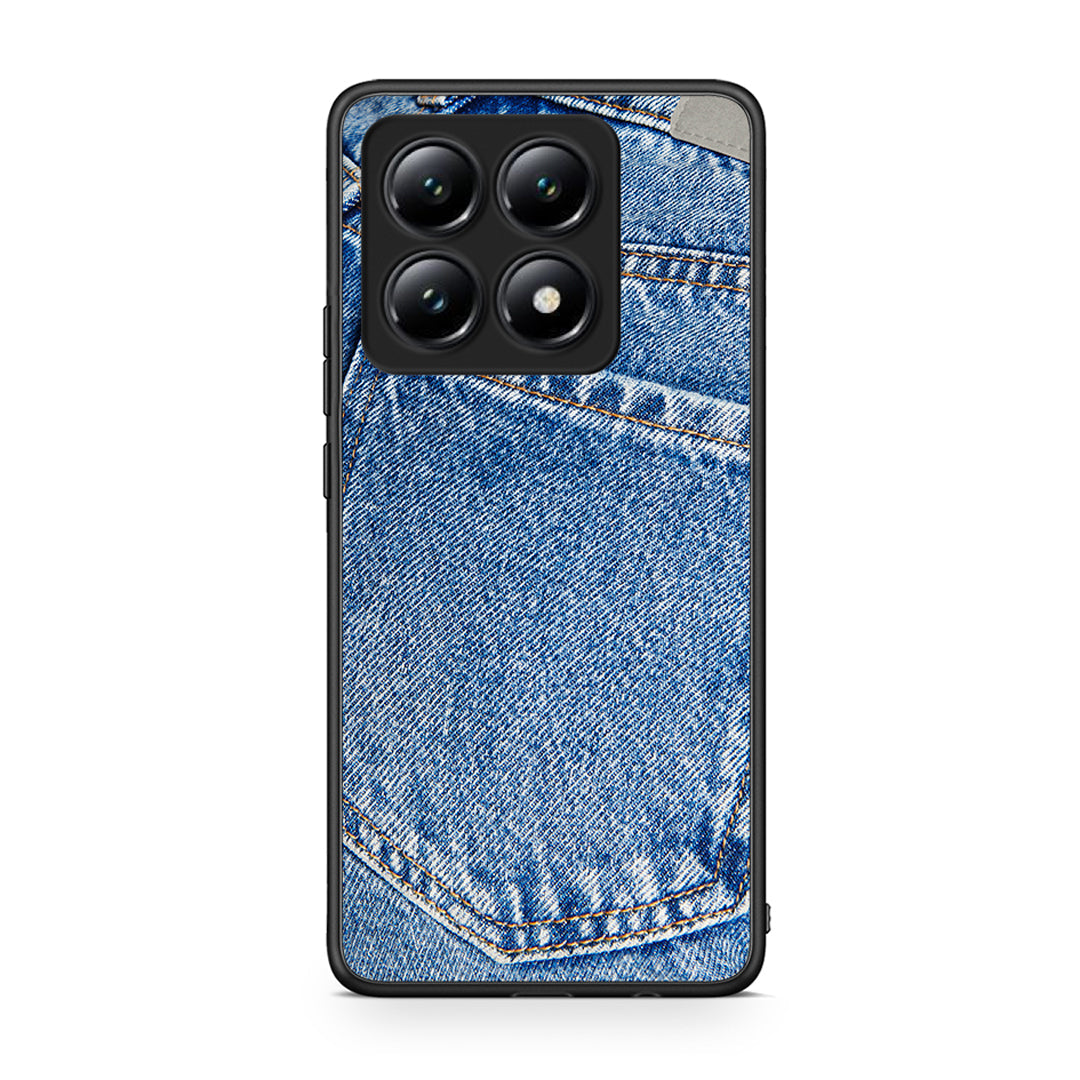 Xiaomi 14T Jeans Pocket θήκη από τη Smartfits με σχέδιο στο πίσω μέρος και μαύρο περίβλημα | Smartphone case with colorful back and black bezels by Smartfits