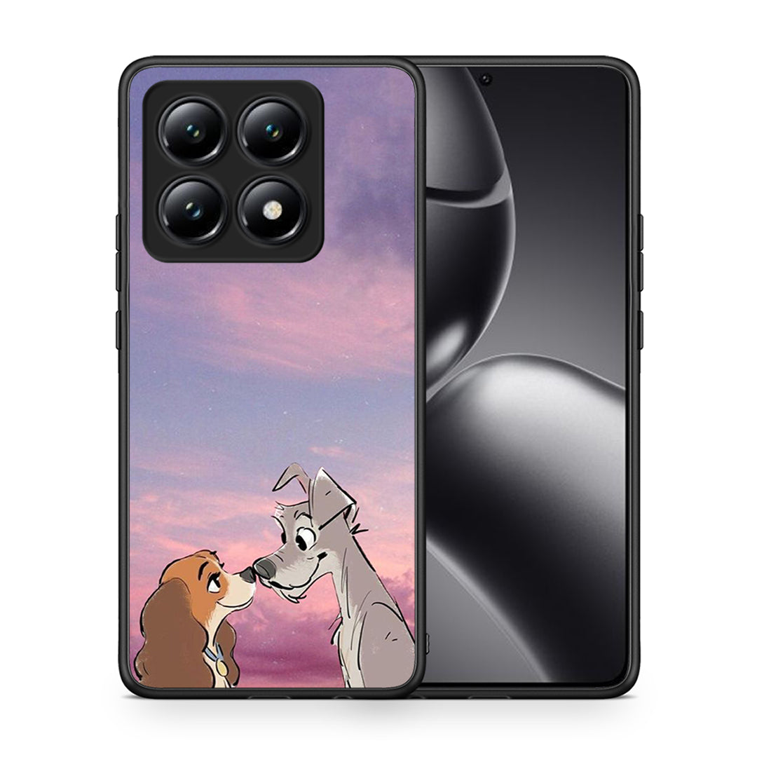 Θήκη Xiaomi 14T Lady And Tramp από τη Smartfits με σχέδιο στο πίσω μέρος και μαύρο περίβλημα | Xiaomi 14T Lady And Tramp case with colorful back and black bezels
