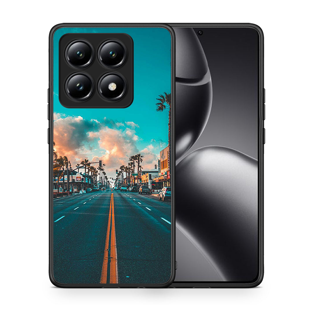 Θήκη Xiaomi 14T City Landscape από τη Smartfits με σχέδιο στο πίσω μέρος και μαύρο περίβλημα | Xiaomi 14T City Landscape case with colorful back and black bezels