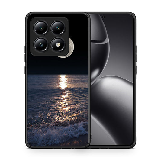 Θήκη Xiaomi 14T Moon Landscape από τη Smartfits με σχέδιο στο πίσω μέρος και μαύρο περίβλημα | Xiaomi 14T Moon Landscape case with colorful back and black bezels