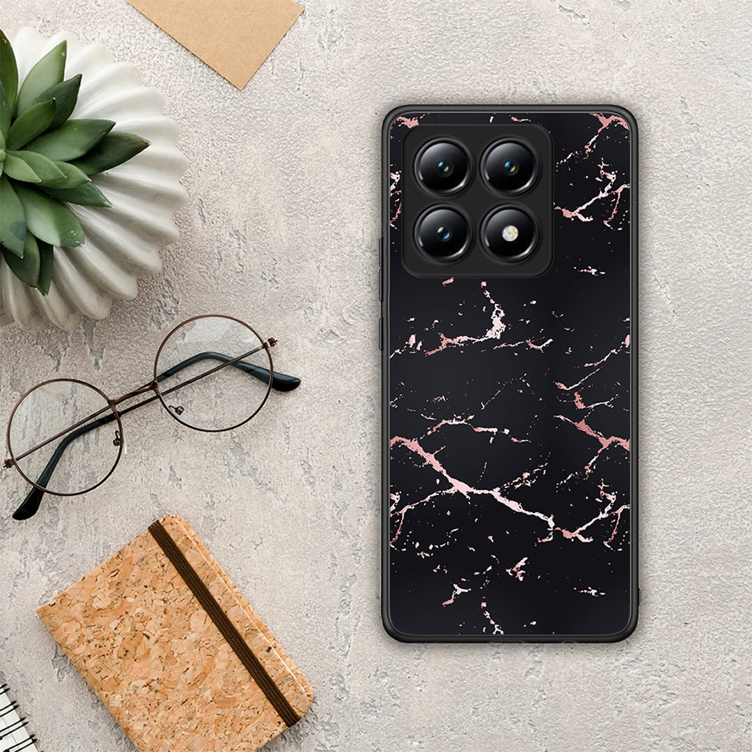 Marble Black Rosegold - Xiaomi 14T θήκη