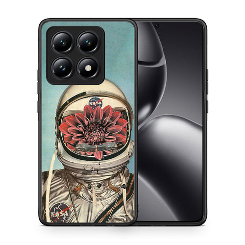 Θήκη Xiaomi 14T Nasa Bloom από τη Smartfits με σχέδιο στο πίσω μέρος και μαύρο περίβλημα | Xiaomi 14T Nasa Bloom case with colorful back and black bezels