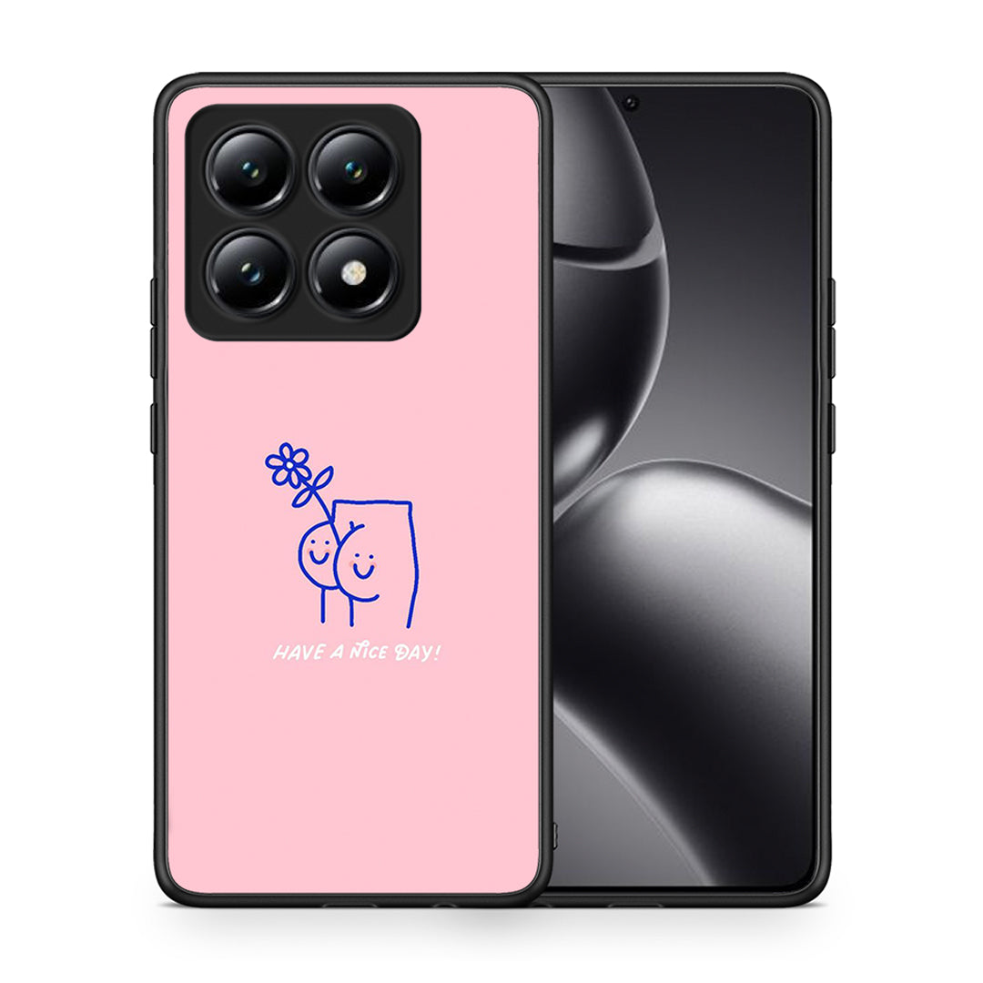 Θήκη Xiaomi 14T Nice Day από τη Smartfits με σχέδιο στο πίσω μέρος και μαύρο περίβλημα | Xiaomi 14T Nice Day case with colorful back and black bezels