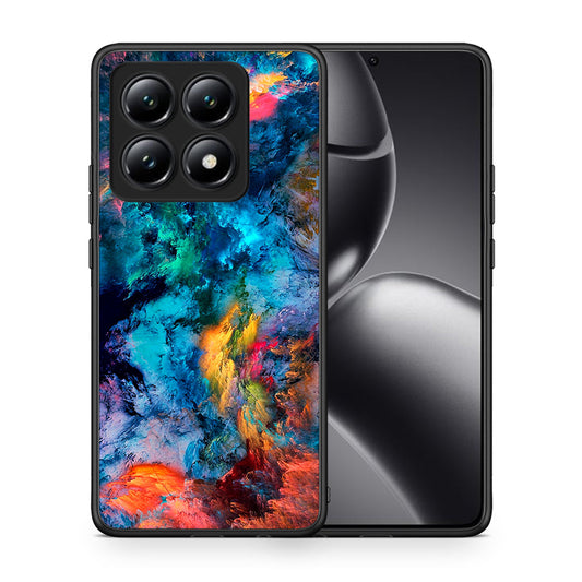 Θήκη Xiaomi 14T Crayola Paint από τη Smartfits με σχέδιο στο πίσω μέρος και μαύρο περίβλημα | Xiaomi 14T Crayola Paint case with colorful back and black bezels